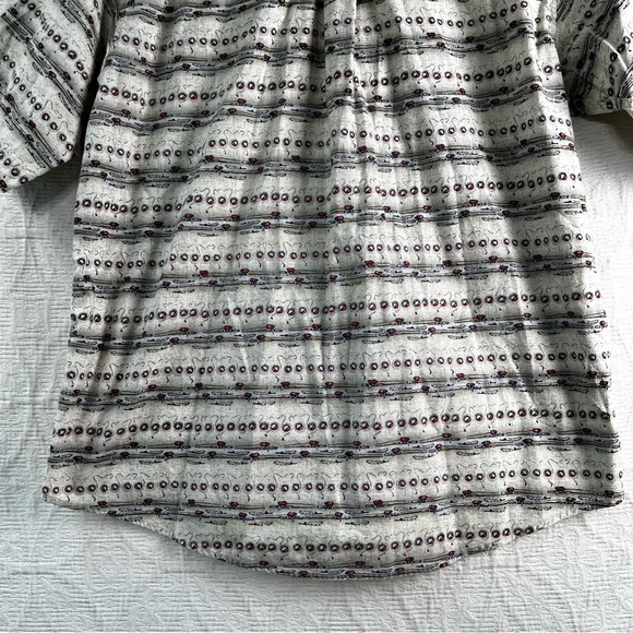 Vintage Woolrich Mens L Rod and Bouy Camp Shirt Fishing All Over Print John Rich - Picture 13 of 16